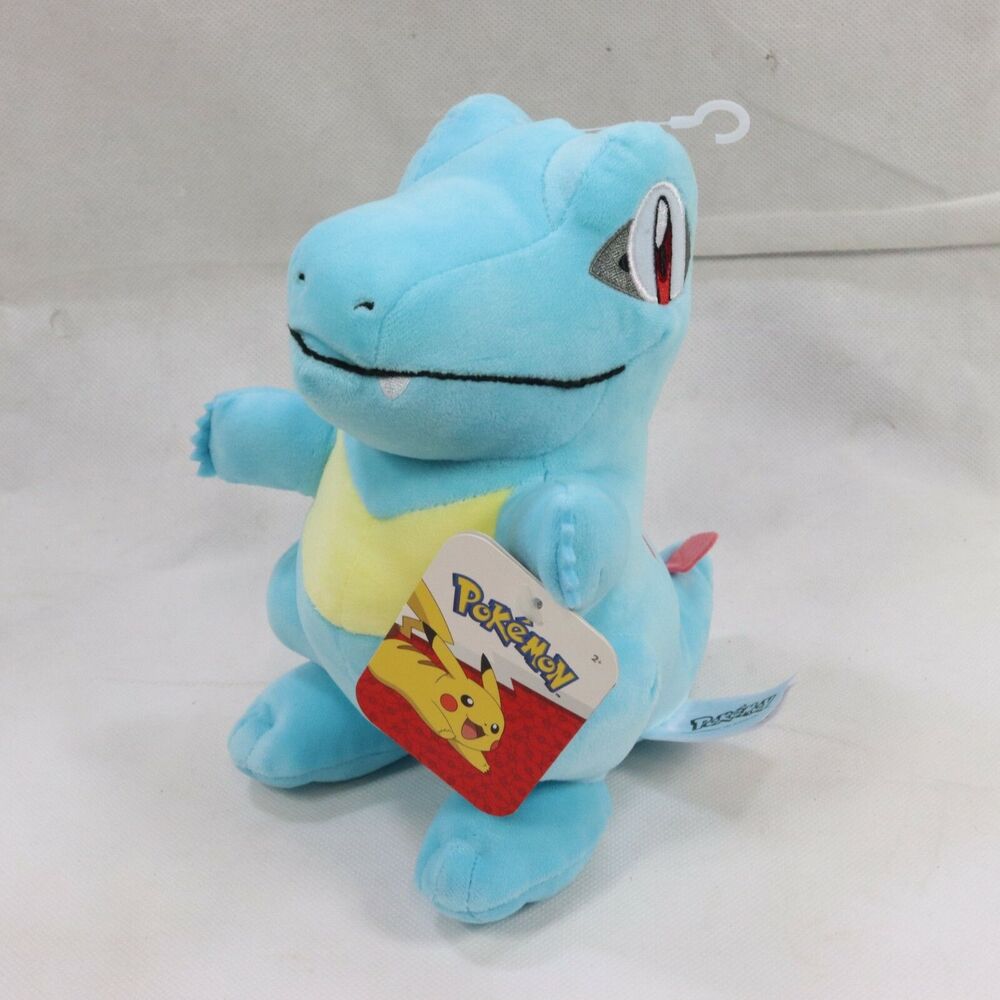 Pokemon TOTODILE 11" UltraSoft Stuffed Collectible Plush Jazwares 100% Genuine